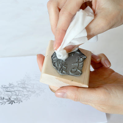 HOW TO CLEAN A RUBBER STAMP