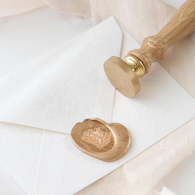 Blank Oval Wax Seal Stamp