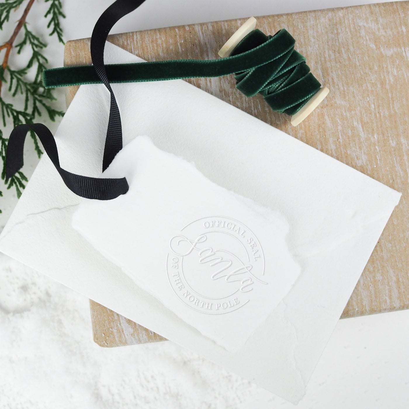 OFFICIAL SANTA SEAL EMBOSSER - 'BELIEVE' CHRISTMAS COLLECTION