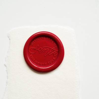 OFFICIAL SANTA SEAL WAX SEAL STAMP - 'BELIEVE' CHRISTMAS COLLECTION