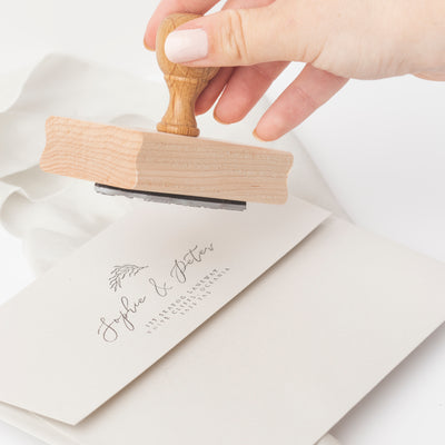 INTRODUCING OUR ADELLA ADDRESS RUBBER STAMP