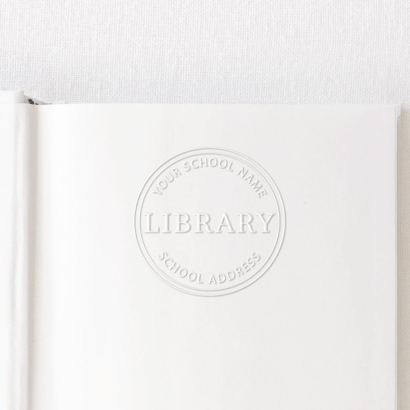 School Library Embosser Seal | Heirloom Seals 