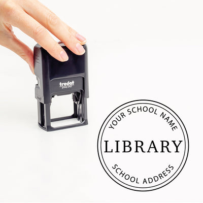 Official School Library Stamp | Heirloom Seals