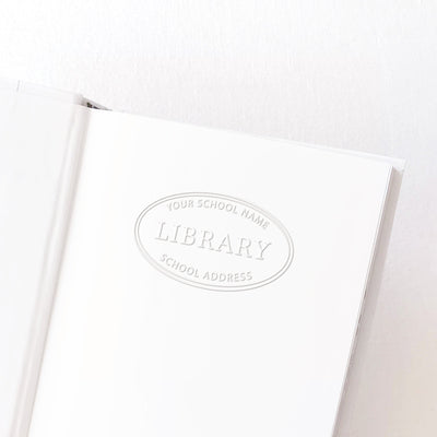 Oval School Library Embosser Seal | Heirloom Seals 