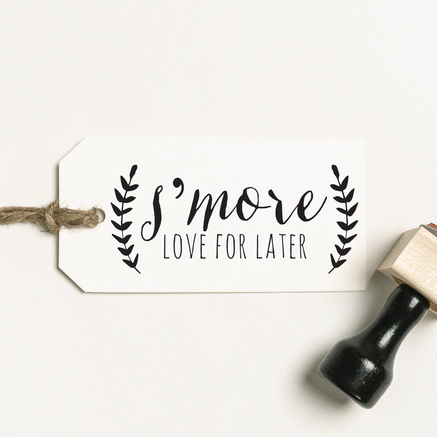 S'more Love For Later Wedding Favour Rubber Stamp | Heirloom Seals 