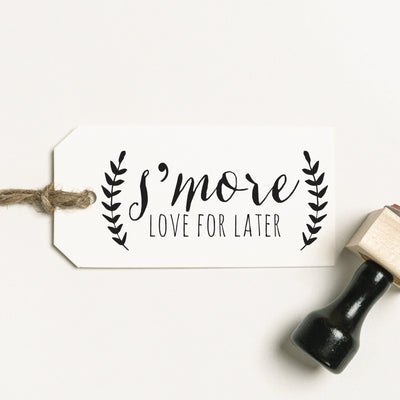 S'more Love For Later Wedding Favour Rubber Stamp | Heirloom Seals 