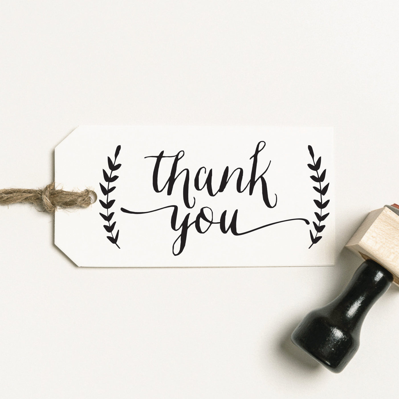 Thank You Wedding Favour Rubber Stamp | Heirloom Seals
