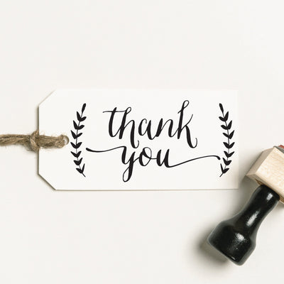 Thank You Wedding Favour Rubber Stamp | Heirloom Seals