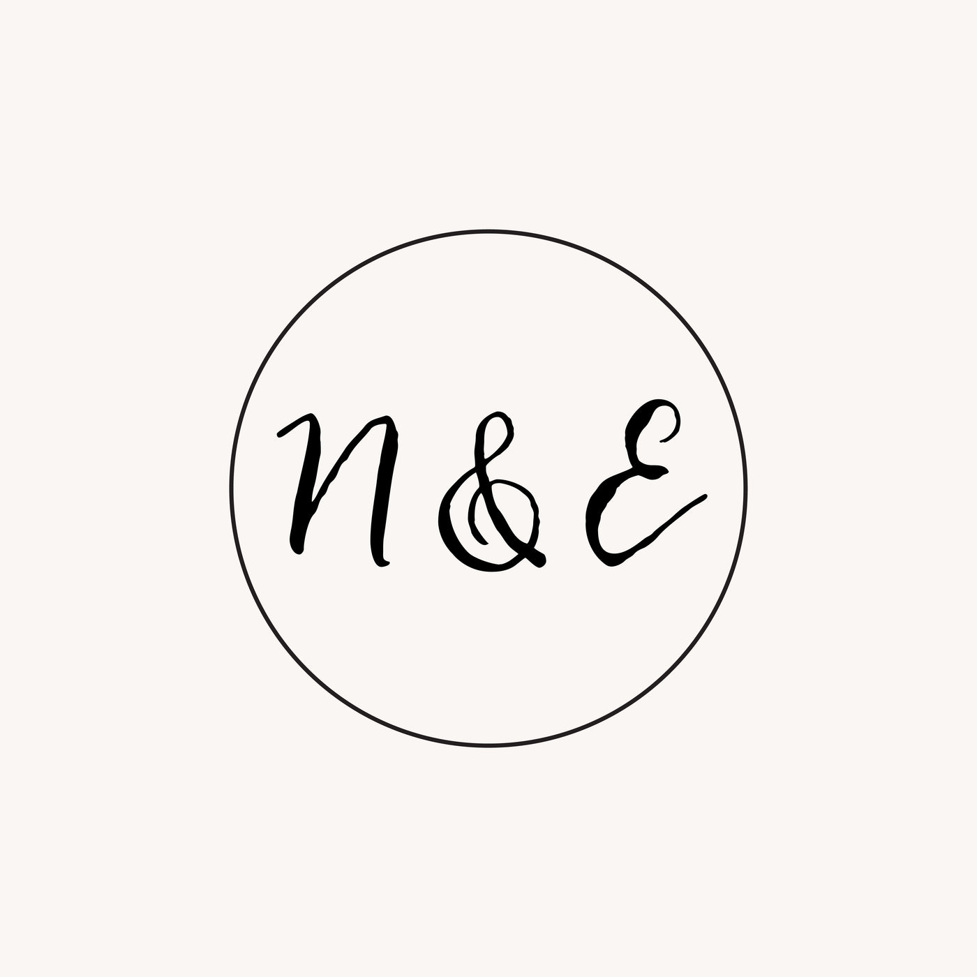 Amelia Modern Script Wedding Monogram | Digital Download | Heirloom Seals