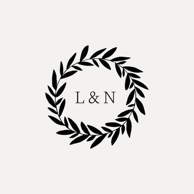 Ashley Minimal Botanical Wedding Monogram | Digital Download | Heirloom Seals