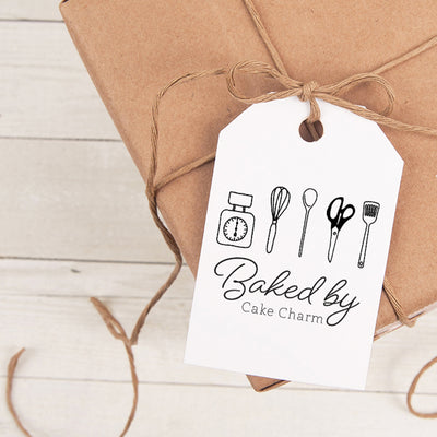 Baked By Illustrated RubberStamp | Heirloom Seals