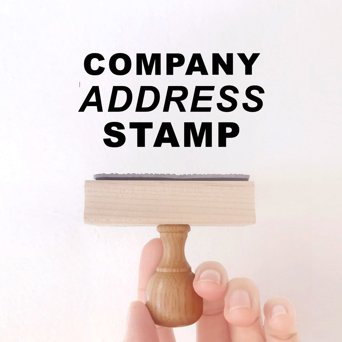 Company Address Self-inking Stamp | Heirloom Seals