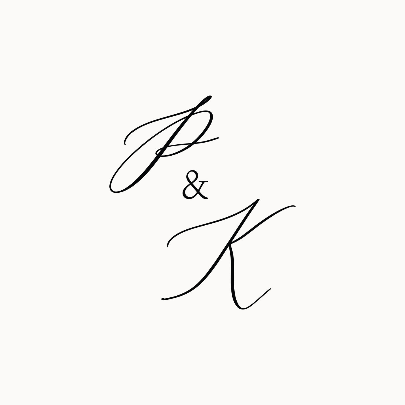 Camila Elegant Script Wedding Monogram | Digital Download | Heirloom Seals