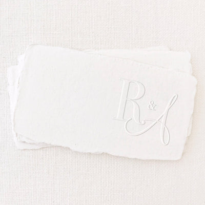 SCRIPT & SERIF MONOGRAM EMBOSSER - LACEY