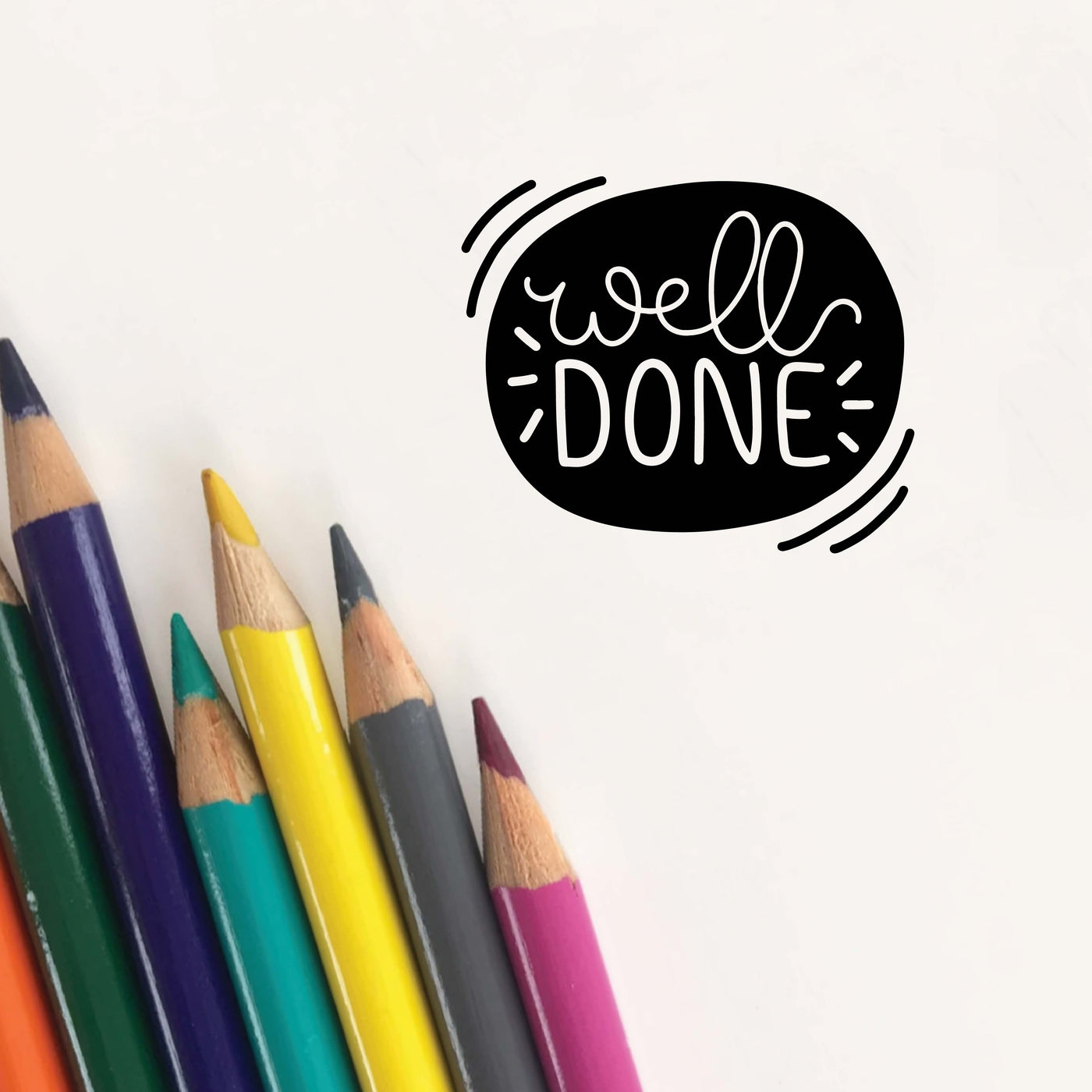 Well Done Teacher Stamp | Heirloom Seals