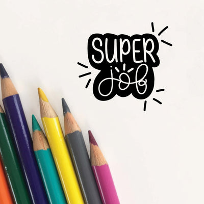 Super Job Teacher Stamp | Heirloom Seals