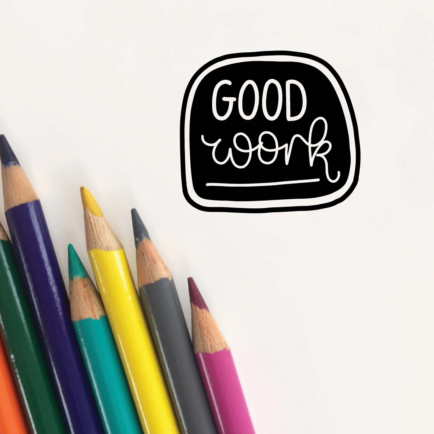 Good Work Teacher Stamp | Heirloom Seals