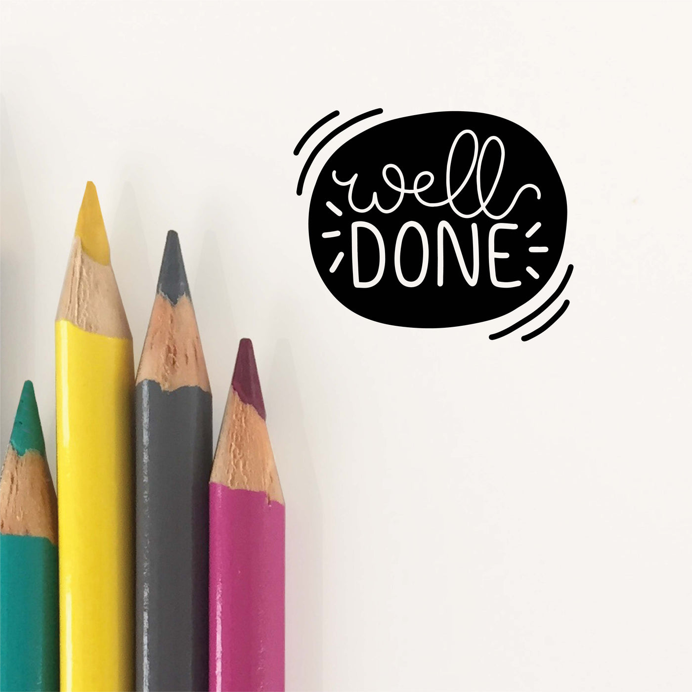 Well Done Teacher Stamp | Heirloom Seals