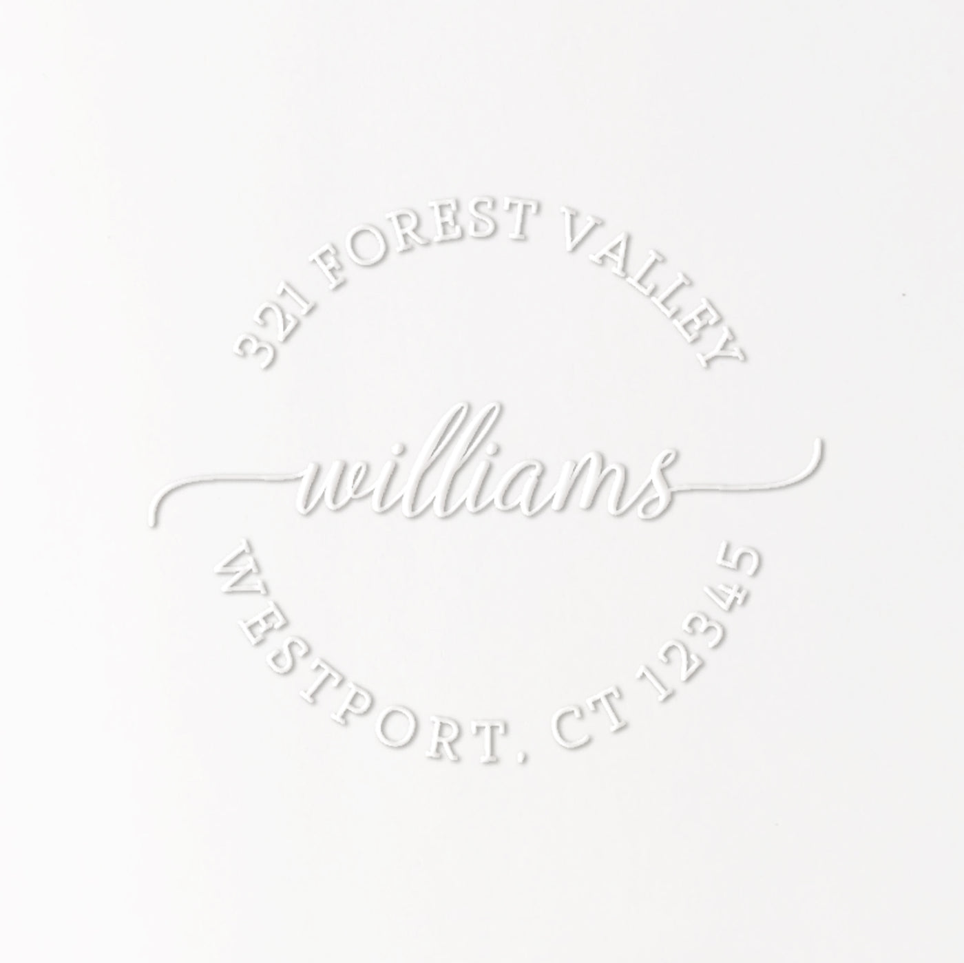 Custom Calligraphy Address Embosser