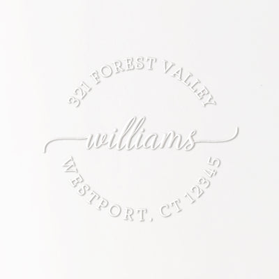 Custom Calligraphy Address Embosser