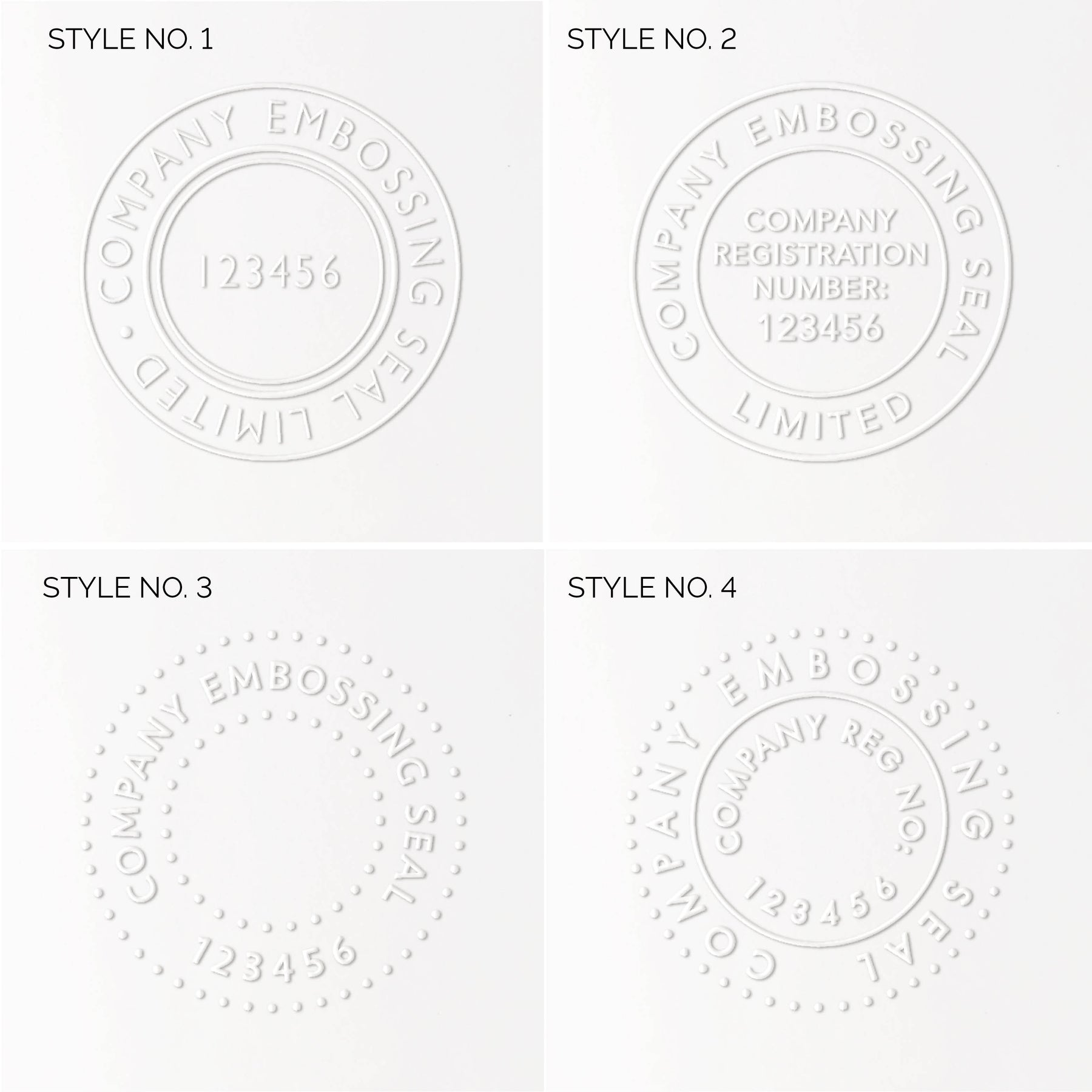 Embosser Direction COMPANY EMBOSSING SEAL – Heirloom Seals