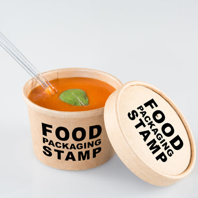 Food Packaging Stamp | Takeaway Container Branded Packaging | Heirloom Seals