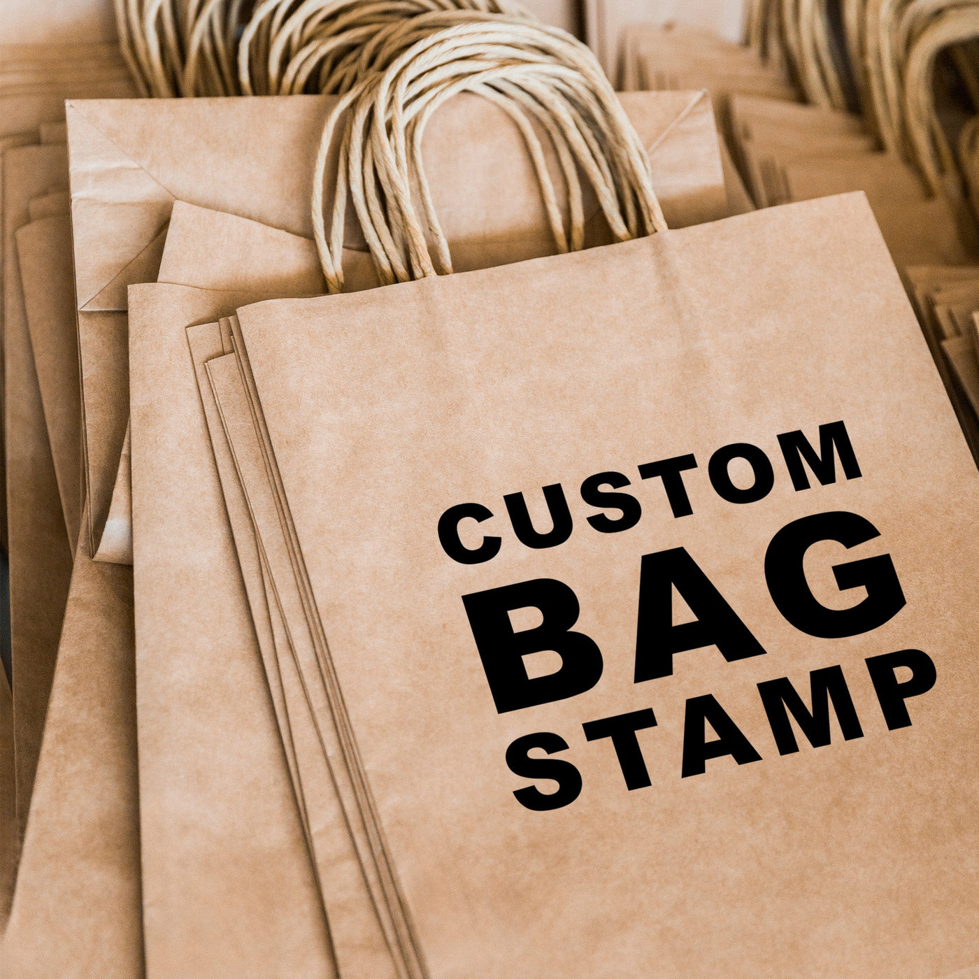 Custom Rubber Stamp for Large Boxes | Large Bag Stamp | Heirloom Seals