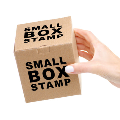 Small Box Rubber Stamp | Small box Packaging | Heirloom Seals