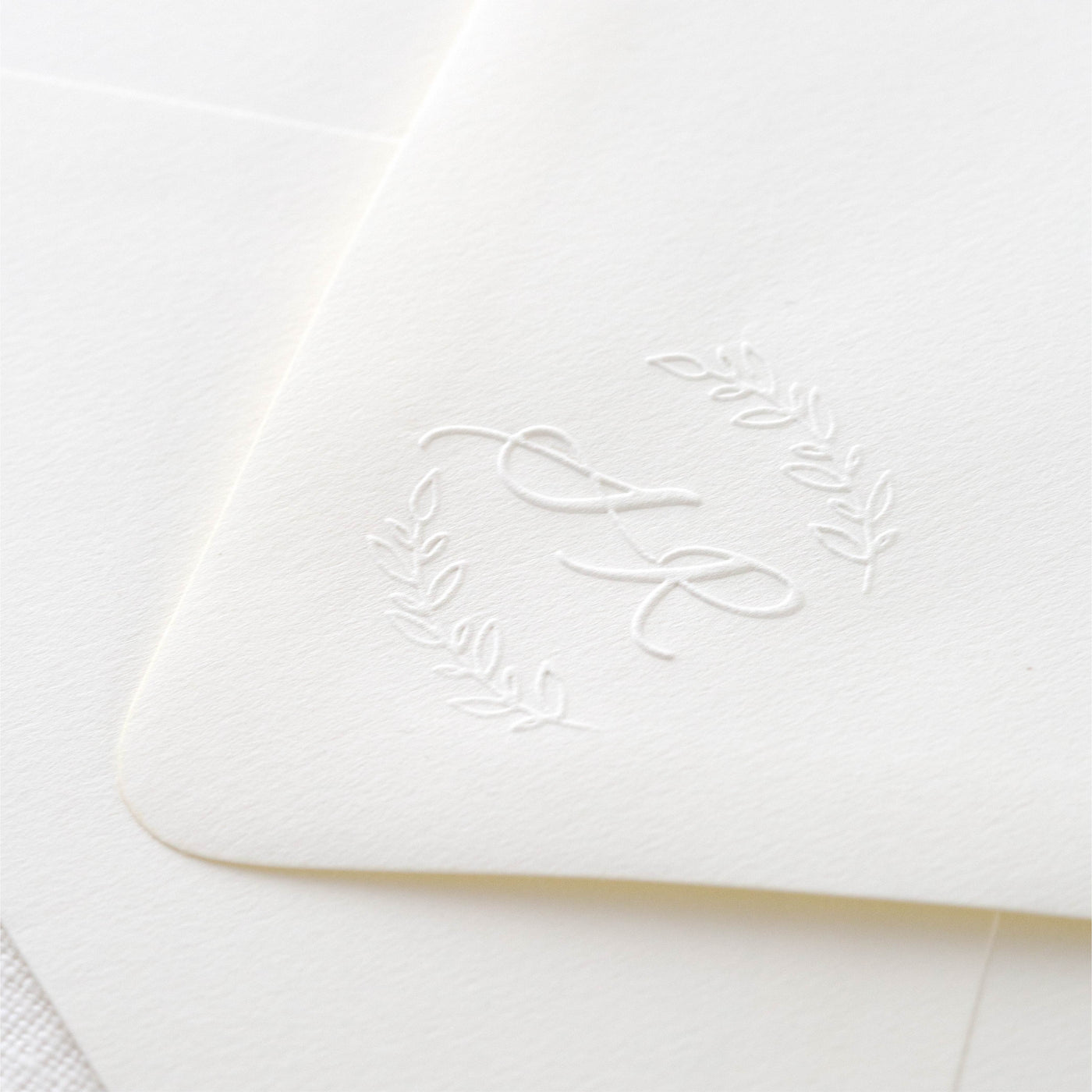 Genevieve Elegant Botanical Script Wedding Monogram | Digital Download | Heirloom Seals