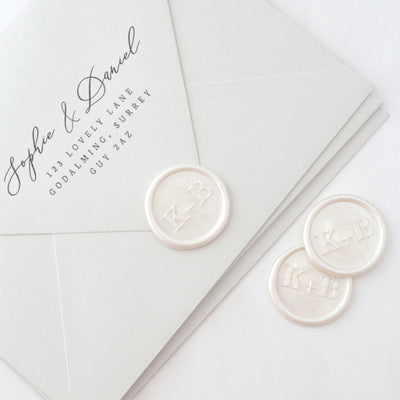 Hannah Classic Wedding Monogram | Digital Download | Heirloom Seals