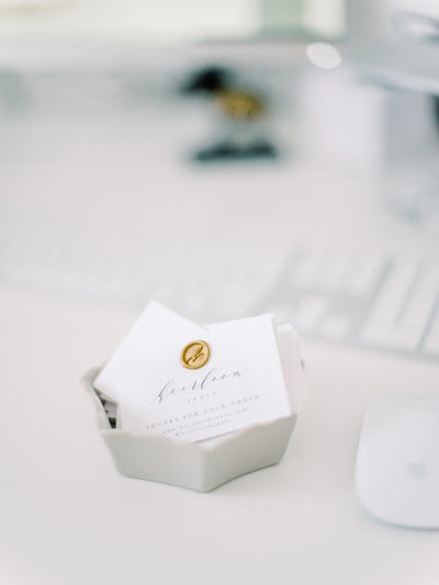 Behind the Scenes | Unique Business Cards | Heirloom Seals  