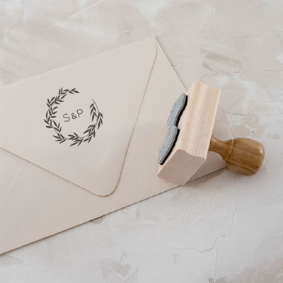 Jasmine Minimalist Botanical Wedding Monogram | Digital Download | Heirloom Seals