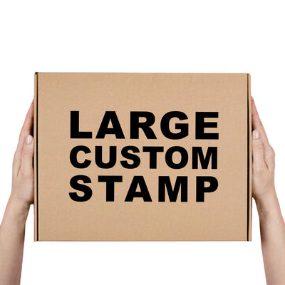 Custom Rubber Stamp for Large Boxes | Large Bag Stamp | Heirloom Seals