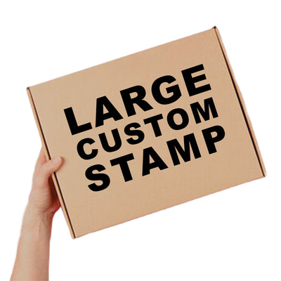 Custom Rubber Stamp for Large Boxes | Large Bag Stamp | Heirloom Seals