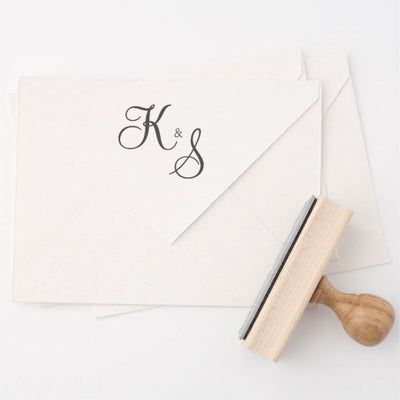 Louise Modern Script Wedding Monogram | Digital Download | Heirloom Seals