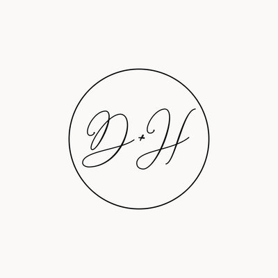 Piper Contemporary Script Wedding Monogram | Digital Download | Heirloom Seals
