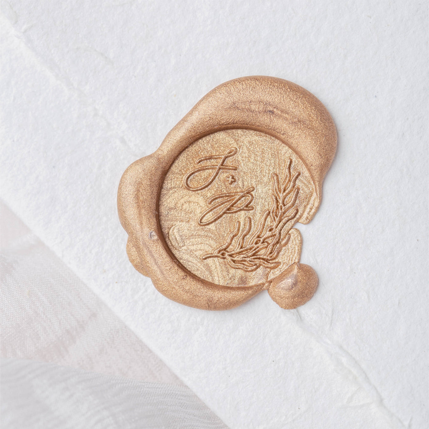 Sea Grass Coastal Wedding Monogram | Digital Download | Heirloom Seals