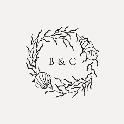 Sea Wreath Elegant Coastal Wedding Monogram | Digital Download | Heirloom Seals