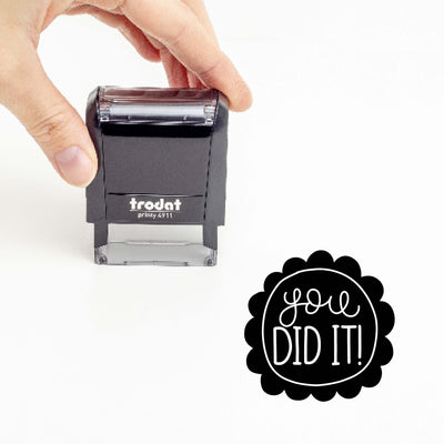 You Did It Teacher Stamp | Heirloom Seals