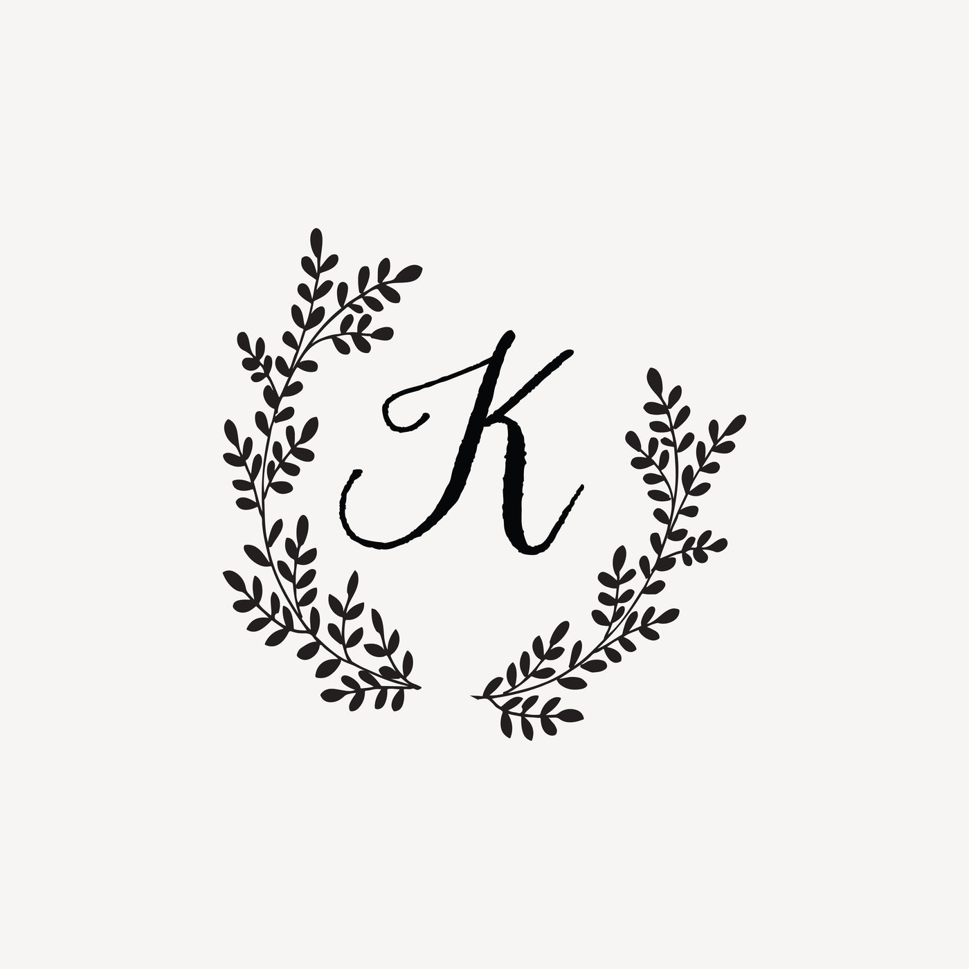 Sophia Botanical Wedding Monogram | Digital Download | Heirloom Seals