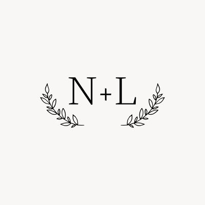 Willow Minimal Botanical Wedding Monogram | Digital Download | Heirloom Seals