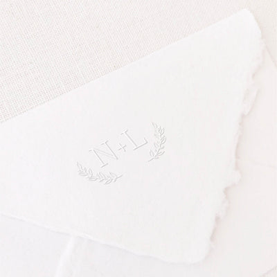 Willow Minimal Botanical Wedding Monogram | Digital Download | Heirloom Seals