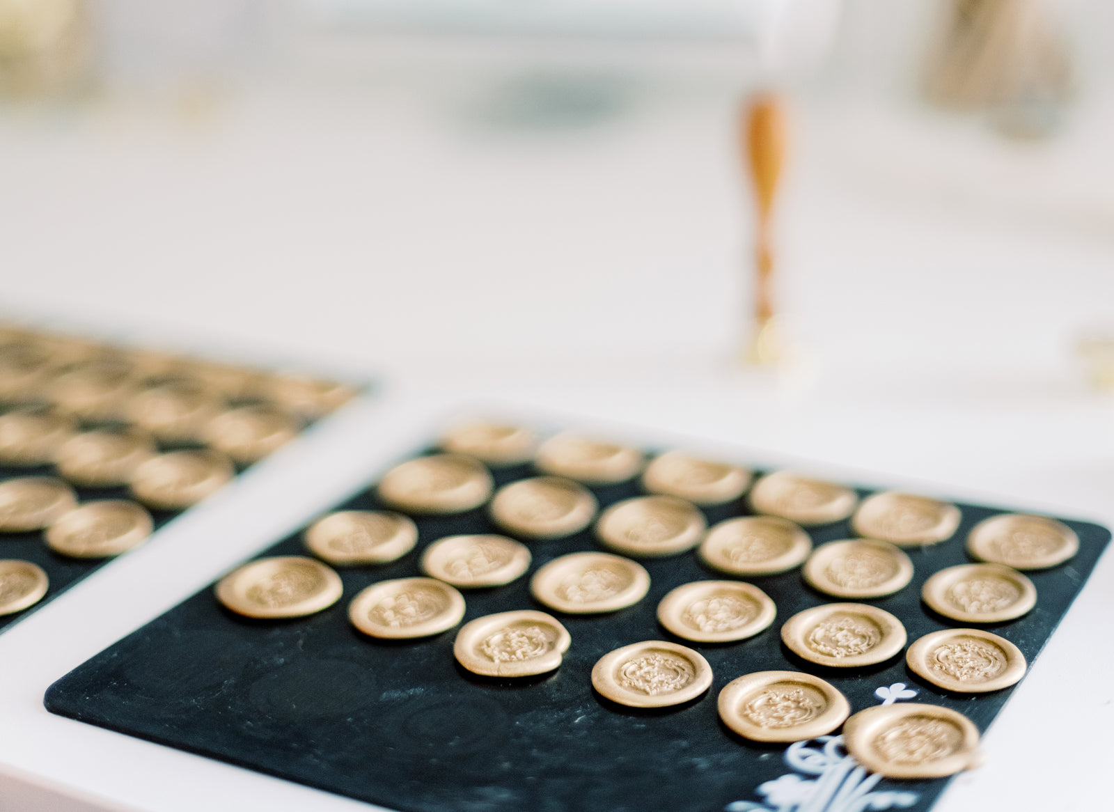 Hot Air Balloon Wax Seal Stamp - Bronze Metal Peacock Handle For Wedding Invitations & Stationery