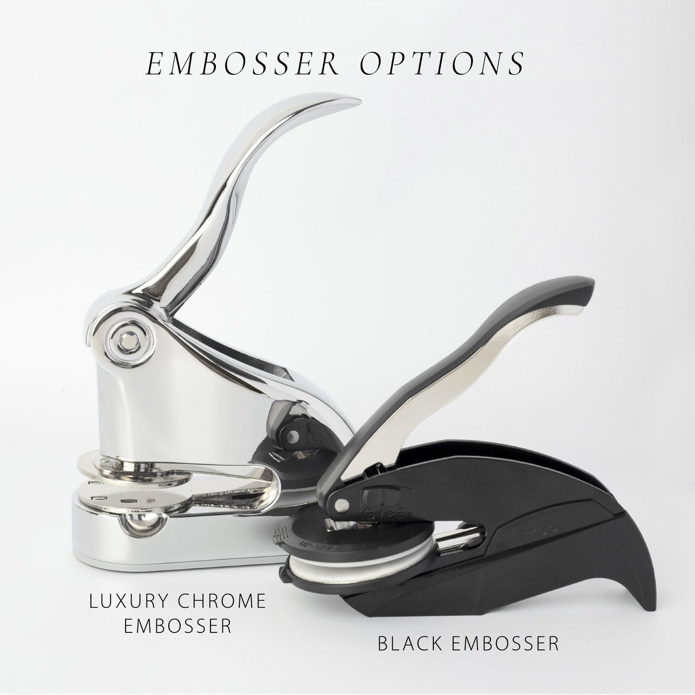 Luxury Chrome Embosser & Black Embosser | Heirloom Seals