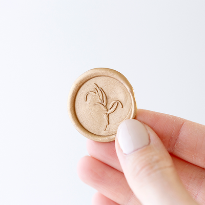 FOLIAGE - SELF-ADHESIVE WAX SEALS