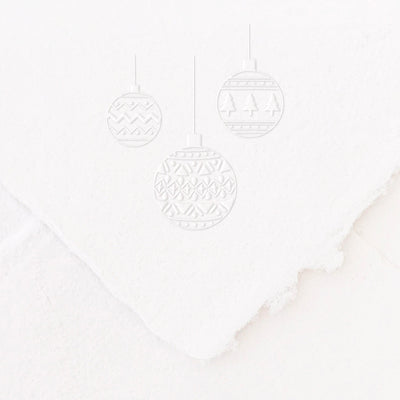 Festive Bauble Embosser | Believe Christmas Collection | Heirloom Seals