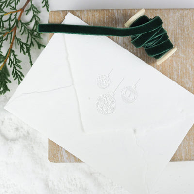 Festive Bauble Embosser | Believe Christmas Collection | Heirloom Seals
