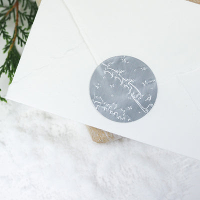 Santa and his Sleigh Embosser | Believe Christmas Collection | Heirloom Seals