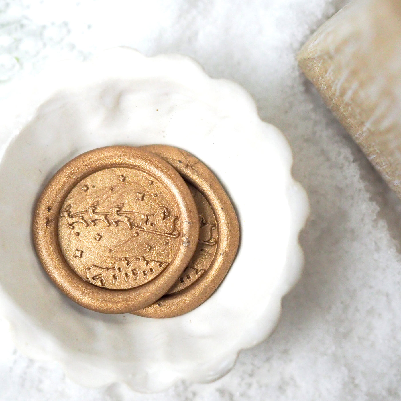 Santa Sleigh Wax Seals |  Believe Christmas Collection | Heirloom Seals