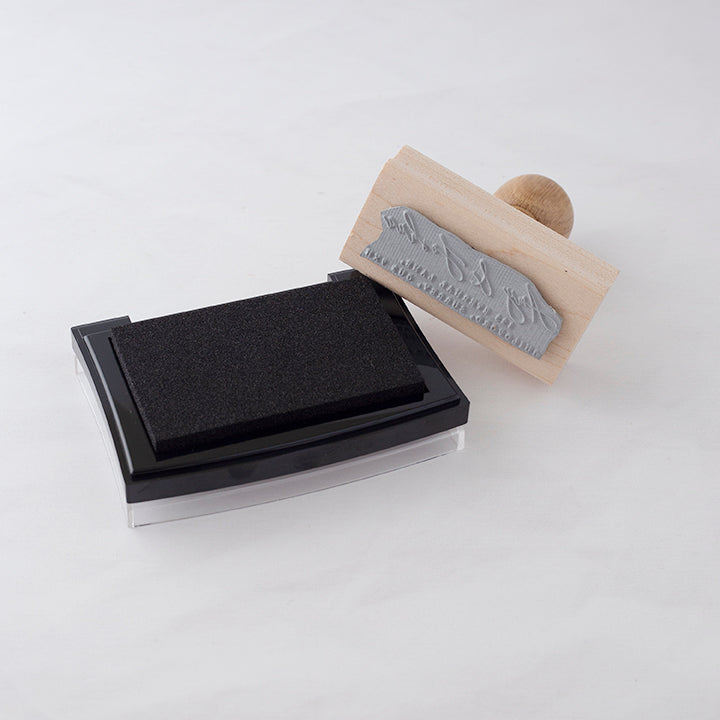 Buy White Fabric Ink Stamp Pad, Fabric Ink Pad for Rubber Stamps